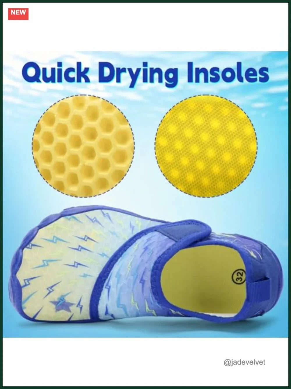 Wide Toe Box Quick Dry Barefoot Water Shoes for Boys Girls - Non Slip Aquatic